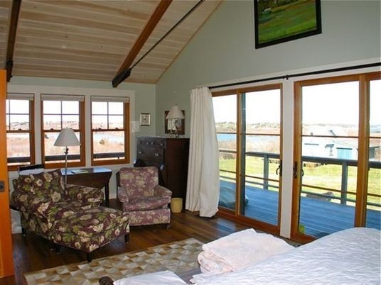 Interior, Bedroom, Wood Texture Flooring, Wooden Beams, Water