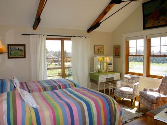 Interior, Bedroom, Wood Texture Flooring, Wooden Beams