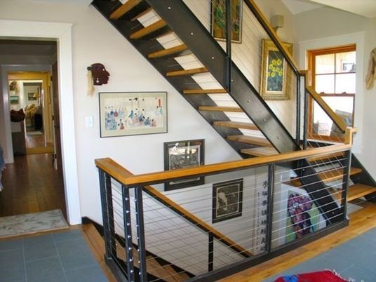 Interior, Wood Texture Flooring, Recessed Lighting, Wooden Beams, Ceramic Tile