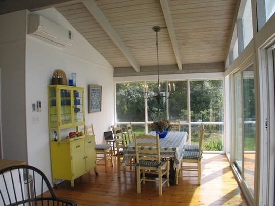 Interior, Wood Texture Flooring, Dining room, Wooden Beams, Wooden Ceilings, Chandelier, Pendant Lights