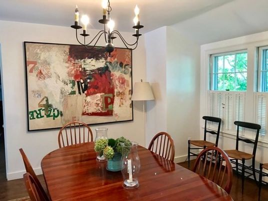 Interior, Wood Texture Flooring, Dining room, Chandelier, Ceramic Tile
