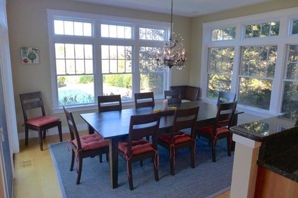 Interior, Wood Texture Flooring, Dining room, Chandelier