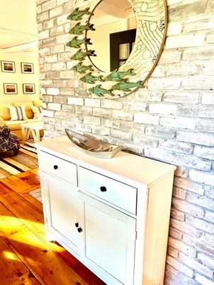 Interior, Stone Walls, Wood Texture Flooring