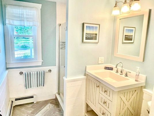 Bathroom, Interior, Wood Texture Flooring