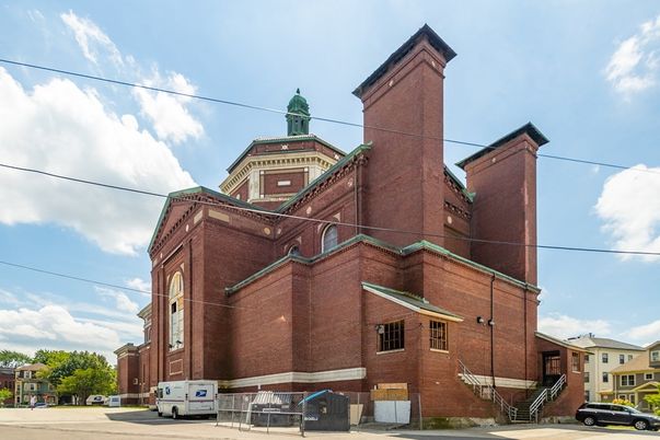 Exterior, Facade, Brick Facade, Condo Building