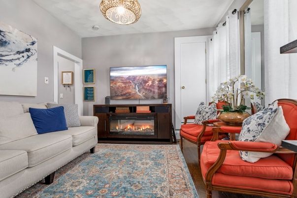 Fireplace, Interior, Living room, Wood Texture Flooring