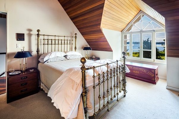 Bedroom, Interior, Wooden Ceilings