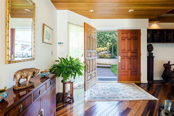 Interior, Recessed Lighting, Wooden Ceilings, Wood Texture Flooring