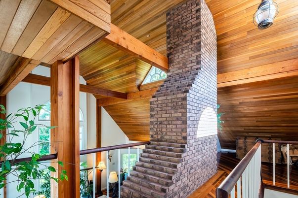 Fireplace, Interior, Wooden Beams, Wooden Ceilings, Wooden Walls