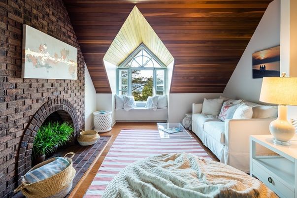 Fireplace, Interior, Living room, Stone Walls, Wooden Ceilings, Wood Texture Flooring