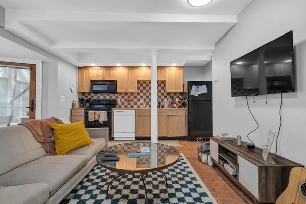 Interior, Kitchen, Living room, Recessed Lighting