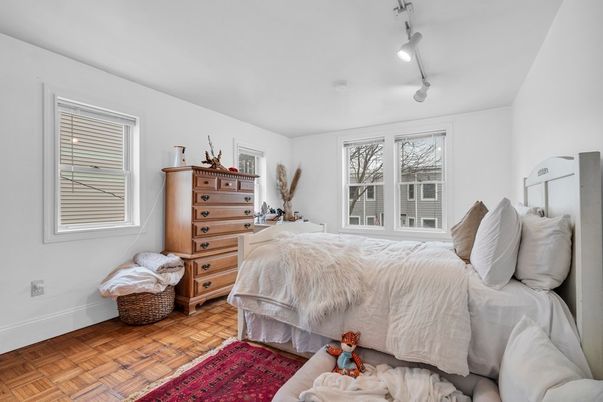 Bedroom, Interior, Wood Texture Flooring