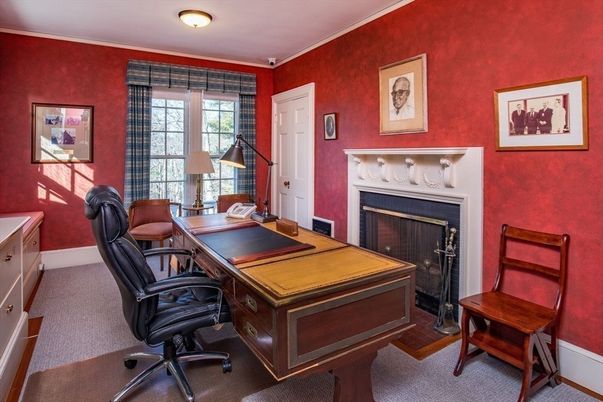 Fireplace, Home Office, Interior