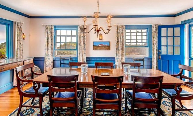 Dining room, Interior, Wood Texture Flooring