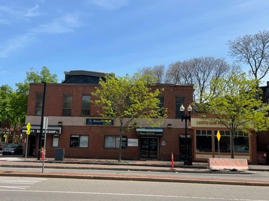 Exterior, Facade, Brick Facade, Modern