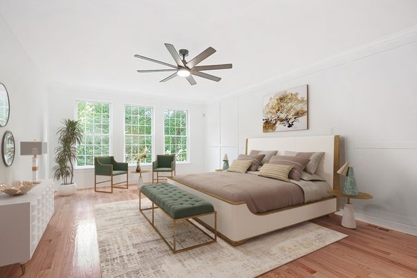 Bedroom, Interior, Wood Texture Flooring