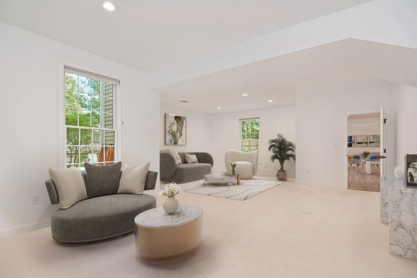 Interior, Living room, Recessed Lighting