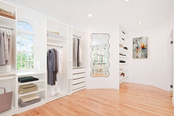 Interior, Recessed Lighting, Walk-in Closets, Wood Texture Flooring