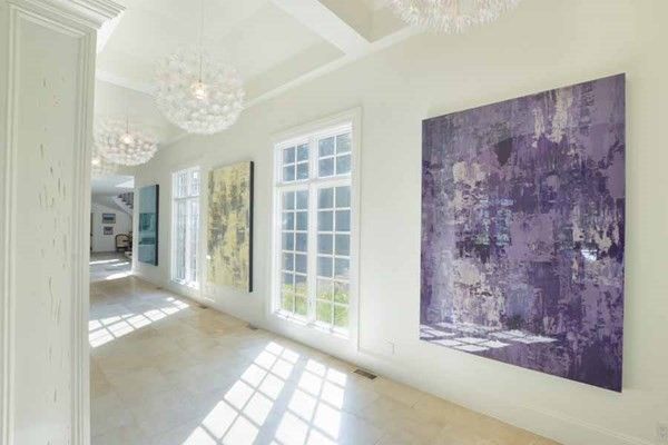 Chandelier, Empty room, Interior