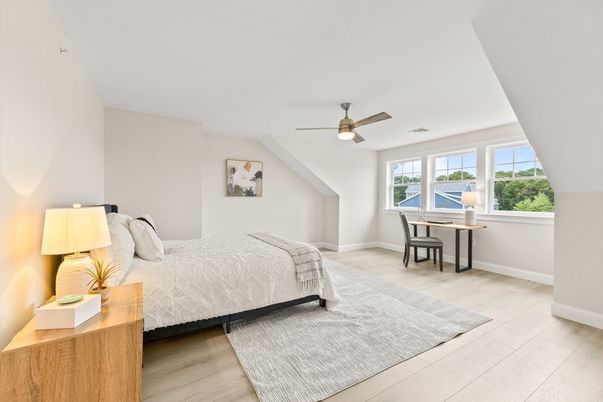 Bedroom, Interior, Wood Texture Flooring
