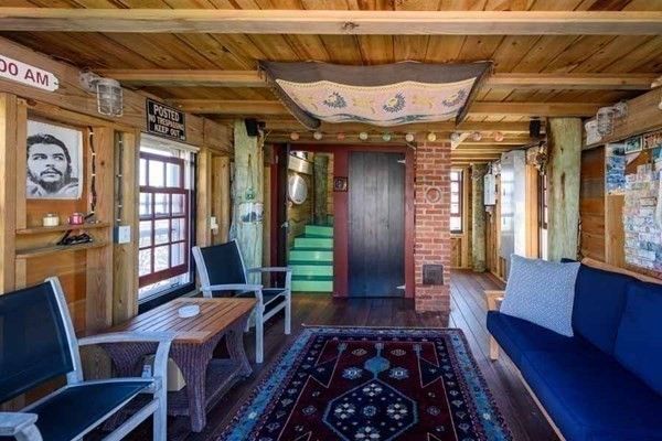 Interior, Stone Walls, Wooden Beams, Wooden Ceilings, Wood Texture Flooring, Wooden Walls