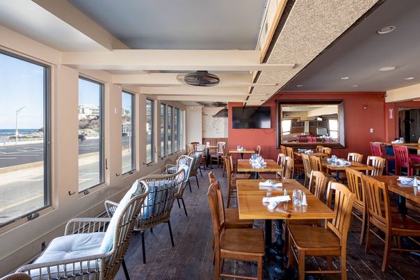 Dining room, Interior, Recessed Lighting, Water, Wood Texture Flooring