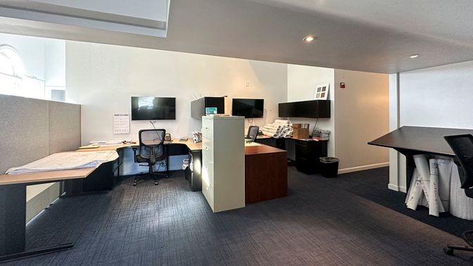 Home Office, Interior, Recessed Lighting