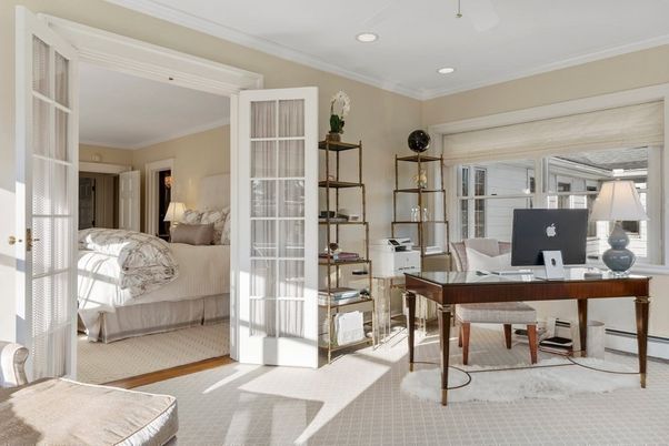 Bedroom, Home Office, Interior, Recessed Lighting
