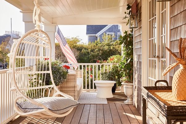 Exterior, Wood Texture Flooring