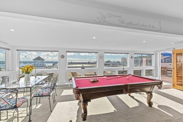 Billiard Table, Game Room, Interior, Recessed Lighting, Water