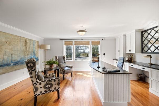 Home Office, Interior, Wood Texture Flooring