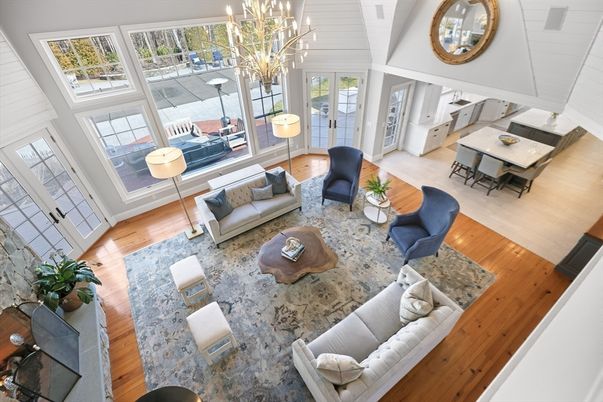 Dining room, Interior, Living room, Wood Texture Flooring
