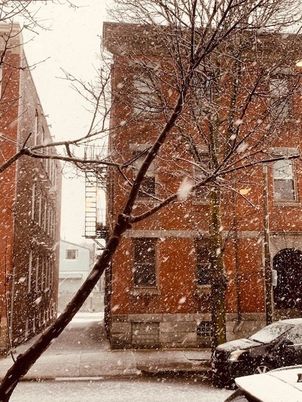 Exterior, Facade, Brick Facade, Rowhouse