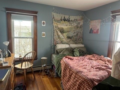 Bedroom, Home Office, Interior, Wood Texture Flooring