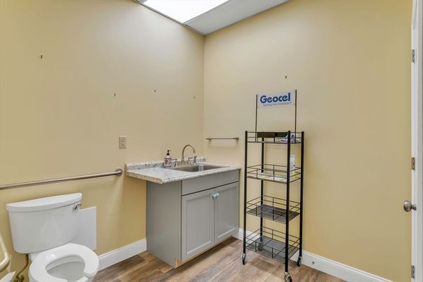 Bathroom, Interior, Wood Texture Flooring