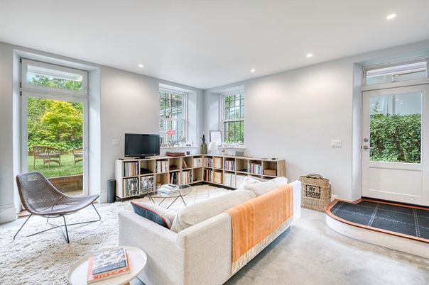 Interior, Living room, Recessed Lighting