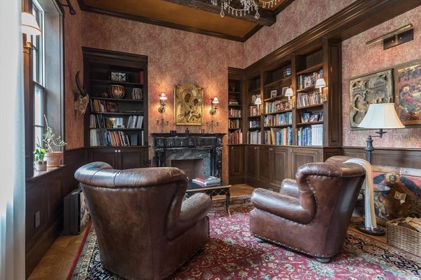 Fireplace, Interior, Wood Texture Flooring