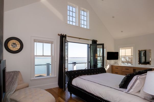 Bedroom, Interior, Water, Wood Texture Flooring