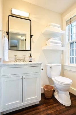 Bathroom, Interior, Wood Texture Flooring
