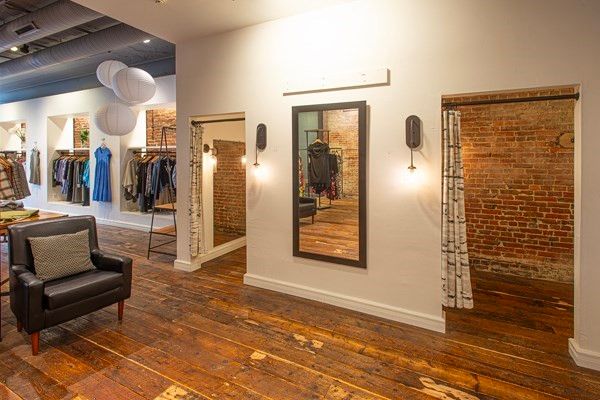 Interior, Stone Walls, Walk-in Closets, Wood Texture Flooring