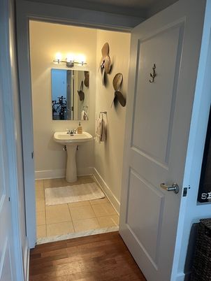 Bathroom, Interior, Wood Texture Flooring