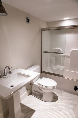 Bathroom, Glass Shower, Interior