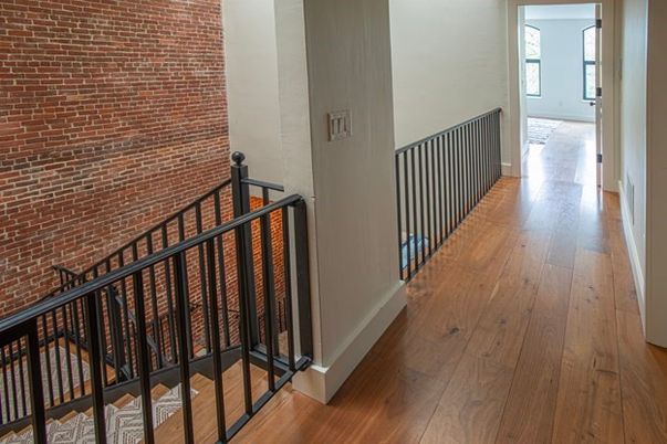 Interior, Stone Walls, Wood Texture Flooring