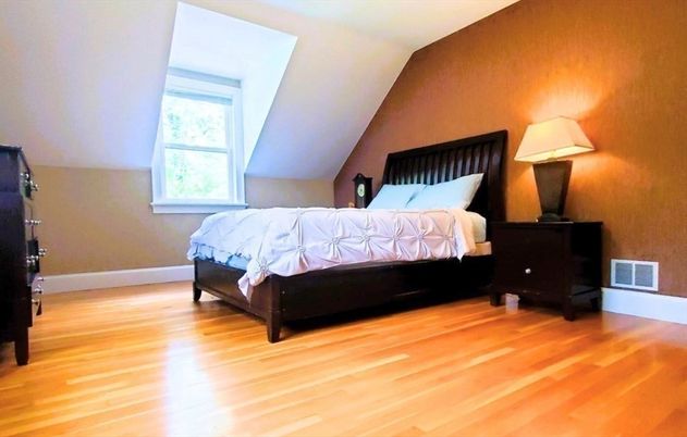 Bedroom, Interior, Wood Texture Flooring