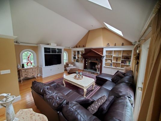 Fireplace, Interior, Living room, Wood Texture Flooring