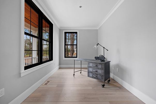 Home Office, Interior, Wood Texture Flooring
