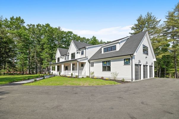 Attached, Backyard, Exterior, Facade, Farmhouse
