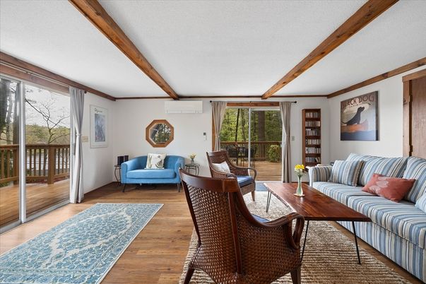 Interior, Living room, Wooden Beams, Wood Texture Flooring