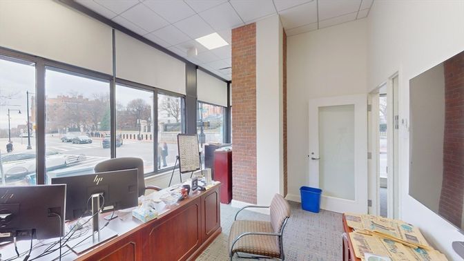 Home Office, Interior, Stone Walls