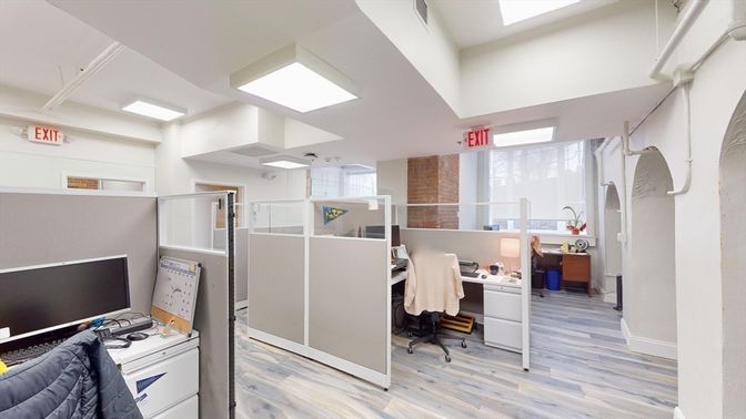 Home Office, Interior, Wood Texture Flooring
